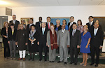 YK:n kestävän kehityksen korkean tason paneeli ryhmäkuvassa. YK:n 66. yleiskokouksen avajaisviikko 16.-24.9.2011. Copyright © Tasavallan presidentin kanslia 